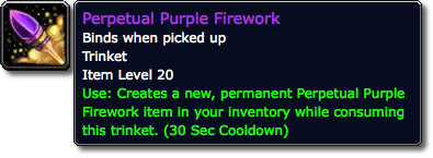 Perpetual Purple Firework