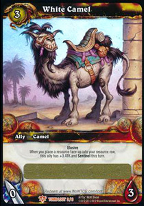 White Camel WoW TCG Loot Card