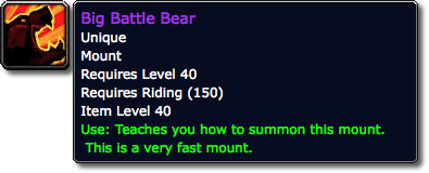 Big Battle Bear Mount