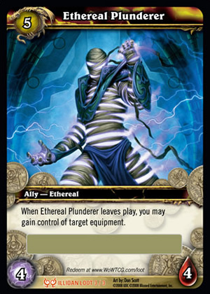 Ethereal Plunderer WoW TCG Loot Card
