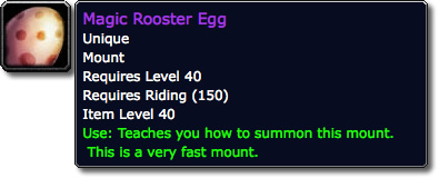 Magic Rooster Egg