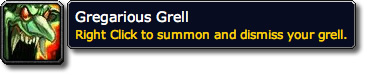 Gregarious Grell WoW Loot Tooltip