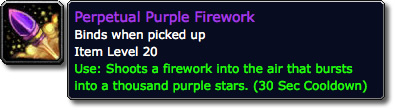 Perpetual Purple Firework