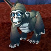 Bananas the Monkey Pet from the King Mukla WoW TCG Loot Card