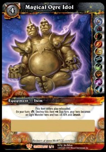 Magical Ogre Idol WoW TCG Loot Card