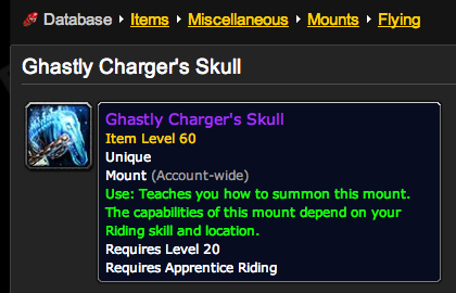 Ghastly Charger's Skull